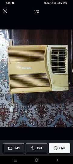 window ac. 0.75 ton Panasonic best cooling and long air throw