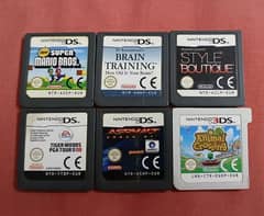 Pack of 6 Nintendo DS/DSi/3DS Game Cards