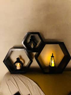 hexagon wall hanging