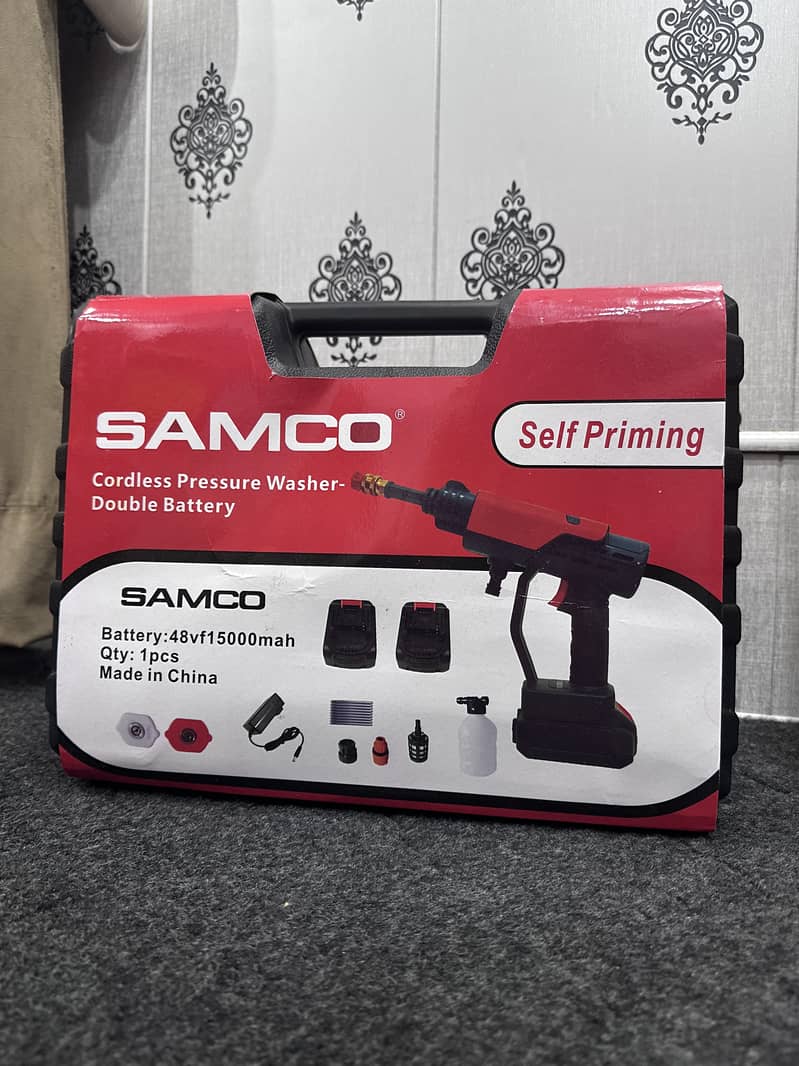 Samco - Cordless pressure water - Double battery 5