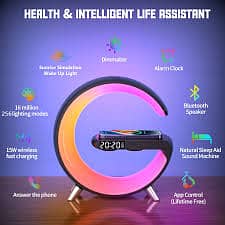 wireless charger/rgb light/bluetooth/alarm clock/earpods charger