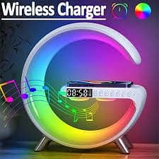 wireless charger/rgb light/bluetooth/alarm clock/earpods charger 2