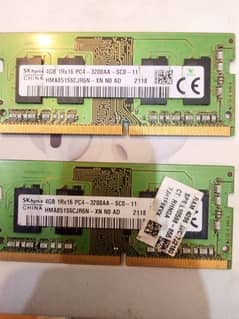 Skhynix 4GB 1Rx16 PC4-3200AA-SC0-11 HMA851S6DJR6N-XN NO AD