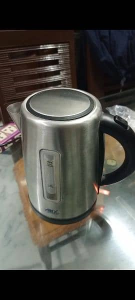 for sale Anex electric kettle box pack 50% off open warranty card. 7