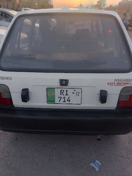 Suzuki Mehran VXR 2012 7