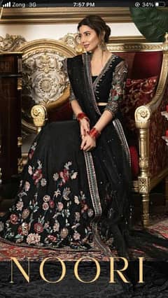 Formal black lehnga