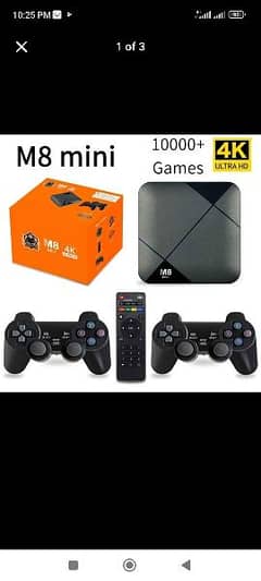 Brand new M8 mini Android TV Box + 10000 games