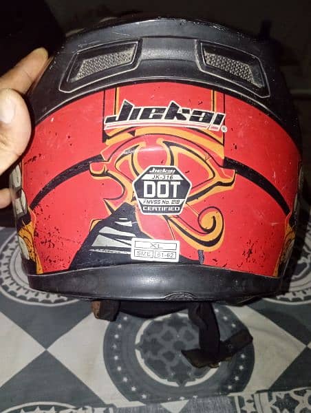 Jakei Dot Approved Fullface Helmet 3