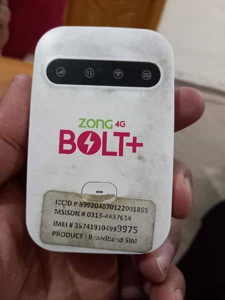 zong 4G bolt internet device 0