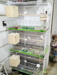 Galvanized and folding cage 0