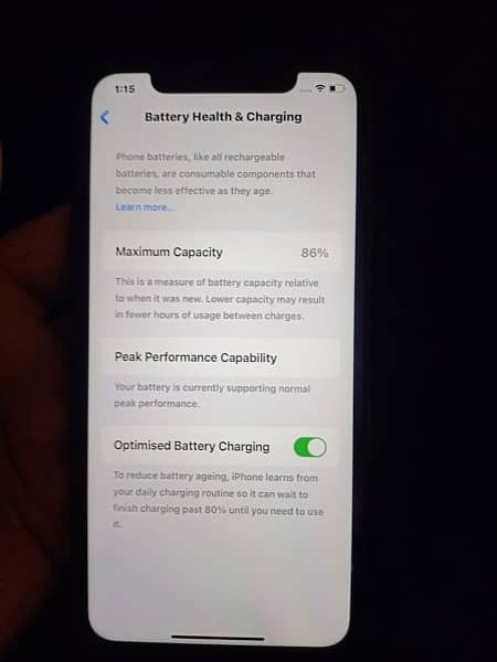 iPhone XR nonpta  jv 64 gb True Tone Active Face ID Active battery 86% 5