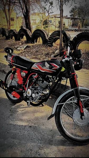 Modified Honda 125 for sale with double saman 1