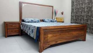 sheesham wooden bed set