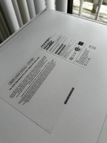 Macbook pro M3 Max Applecare+ 1