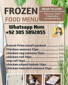 frozen food items