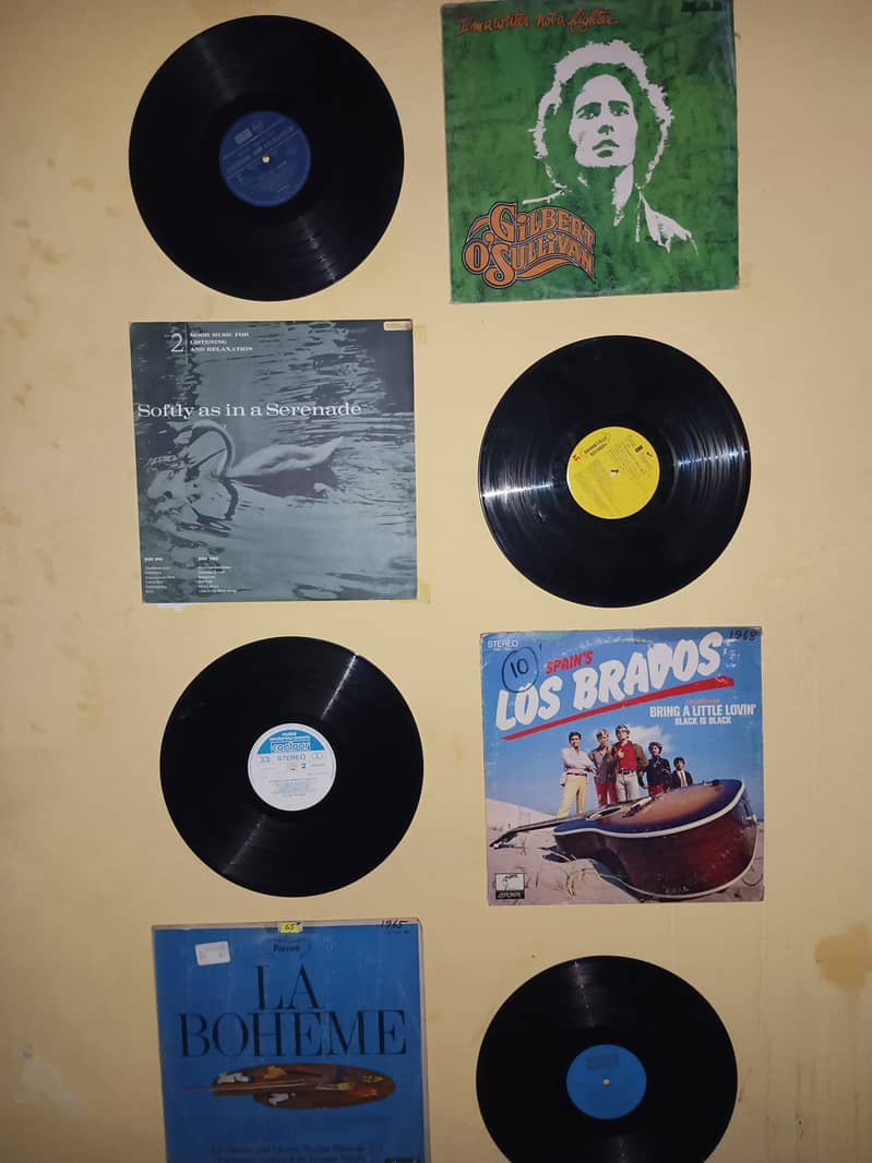 VINYL/LPS RECORDS FOR ROOM DECOR AND PLAYABLE ALSO 3