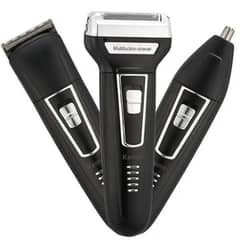 KEMEI 3 In 1 Rechargeable Electric Shaver & Trimmer KM-6332