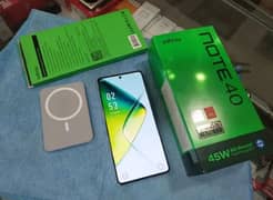 infinix note 40 complte box 10/10