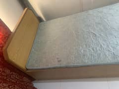 2 strong wooden single beds for sale