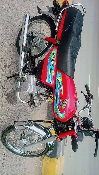 Honda cd 70 2023 new sticker 2