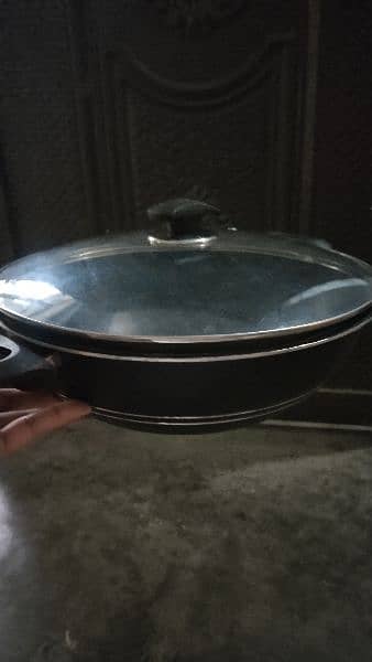 4 baray  degchia 1 fry pan non stick cooking set cheap price 3