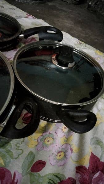 NonStick Cookware Set Pure Aluminum Cookware Set 2