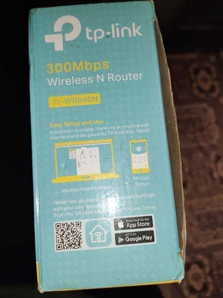 TP link router 2 antina box pack powerbnk 3