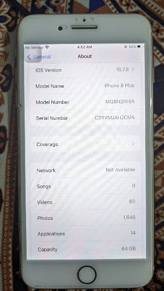 Apple Iphone 8 Plus 64GB 8