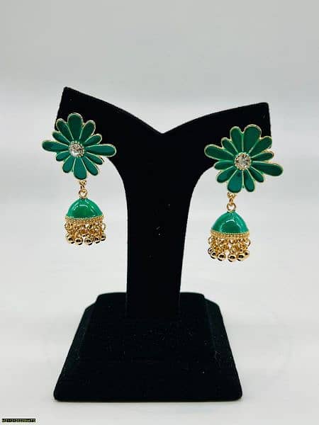 fancy flower earrings for women 1