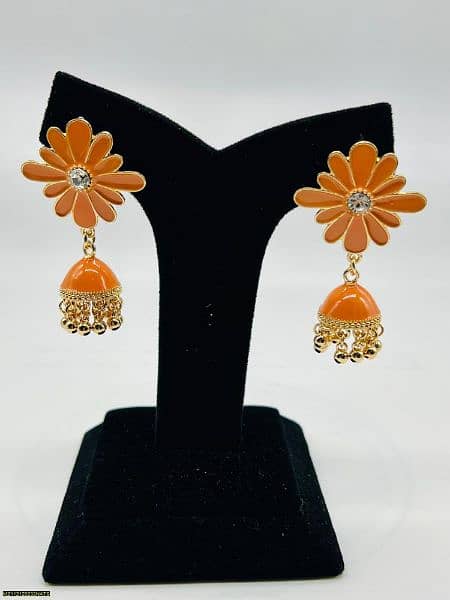 fancy flower earrings for women 2