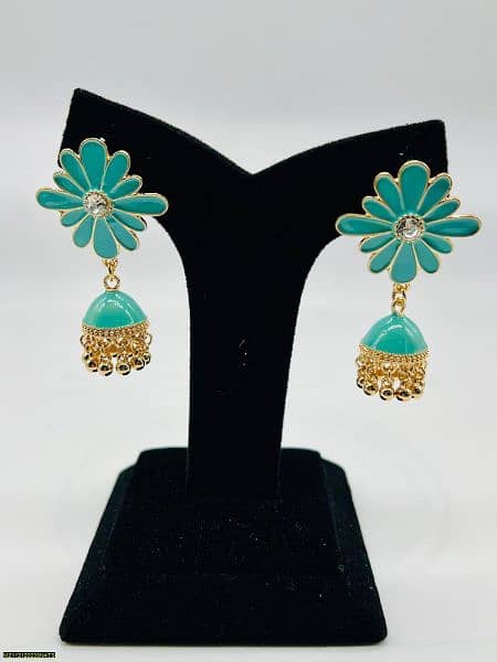 fancy flower earrings for women 4