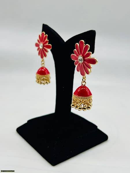 fancy flower earrings for women 5