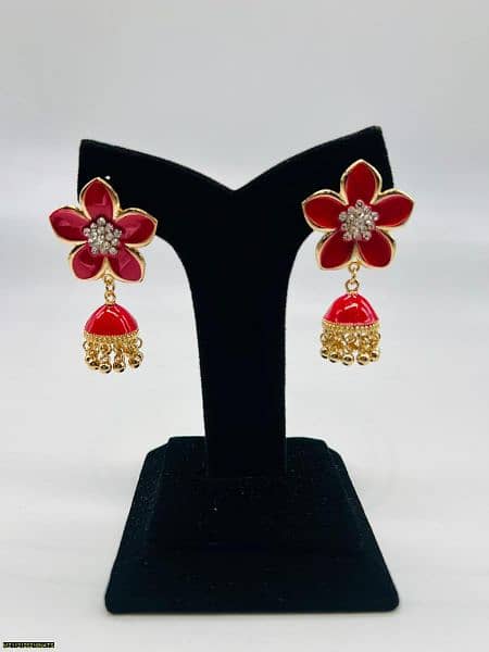 fancy flower earrings for women 7