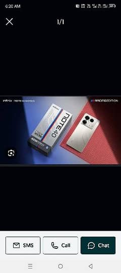 infinix note 40 8+8/256. . . bilkul ok. . 11month warranty