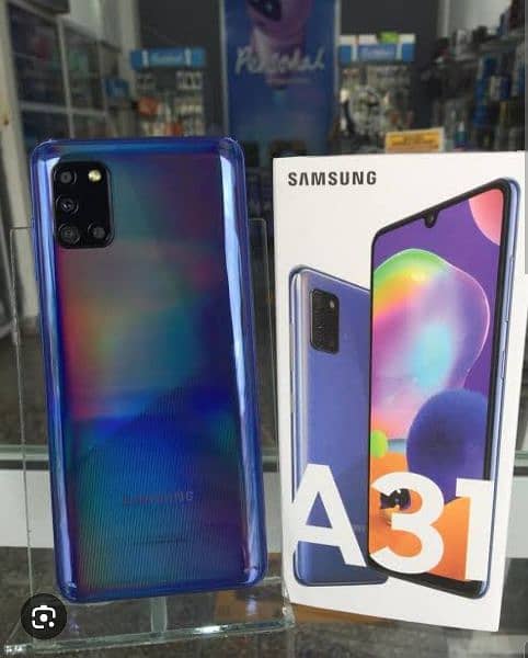 samsung a31 for sale 128gb with box 0