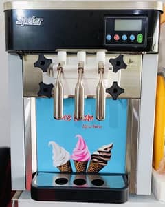 Cone ice cream machine table top pan tawa rolling pizza oven