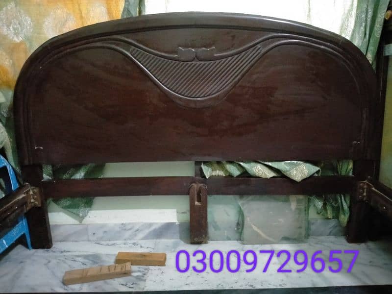 King size, wooden Bed, Polish, Furniture 0