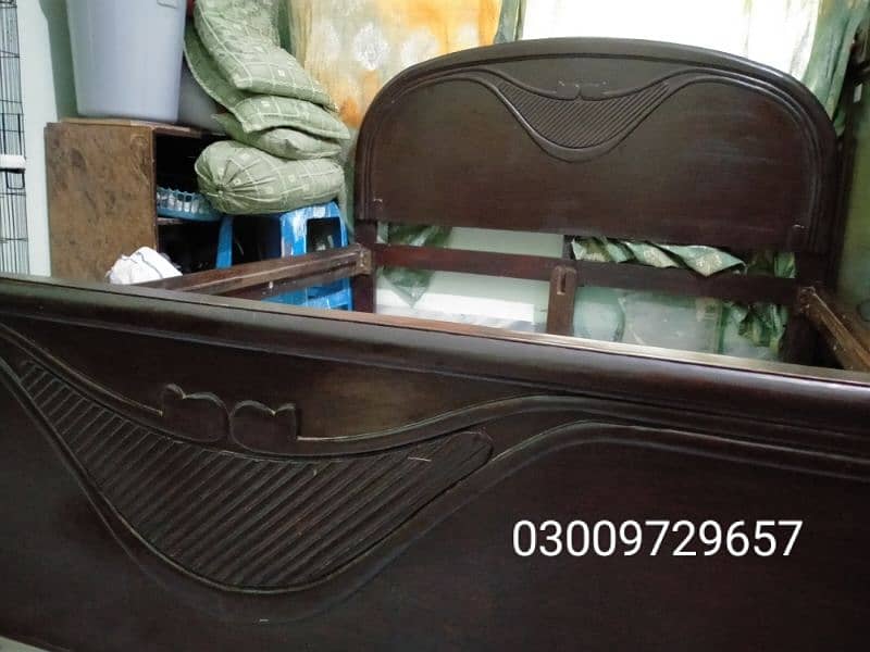 King size, wooden Bed, Polish, Furniture 3