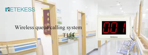 Retekess T114 wireless queue calling system