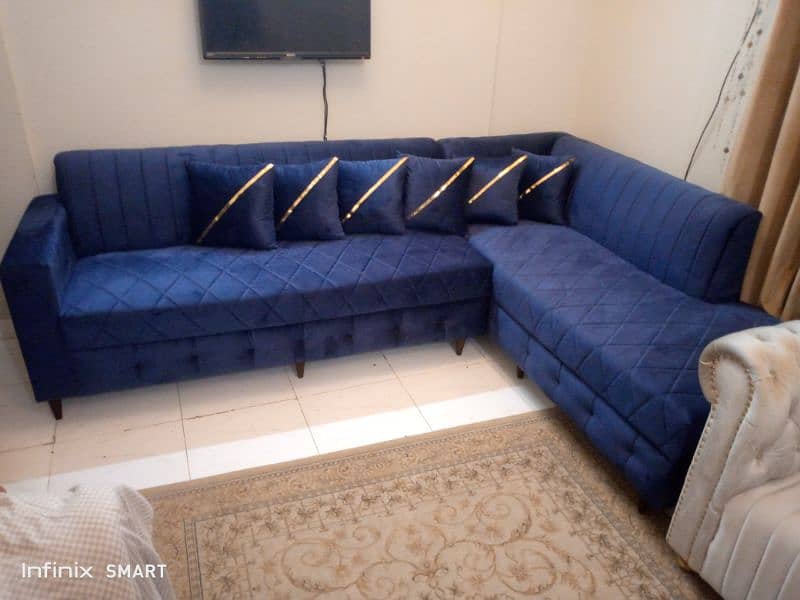 l shaped sofa set brand new 4