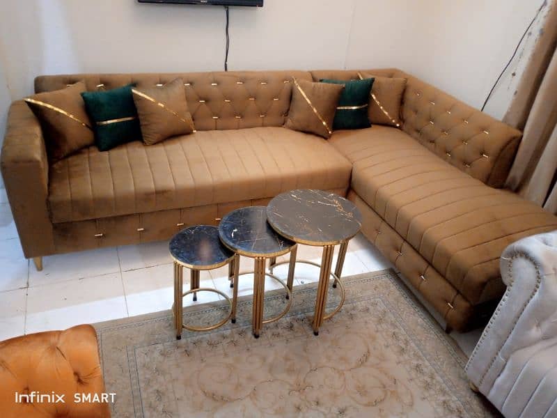 l shaped sofa set brand new 0