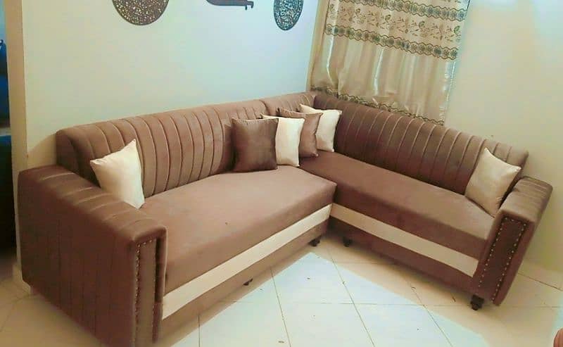 l shaped sofa set brand new 7