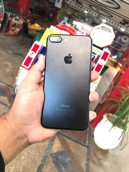 iPhone 7+ pta proved 128 Gp Betery 100 finger ok condition almost good 7