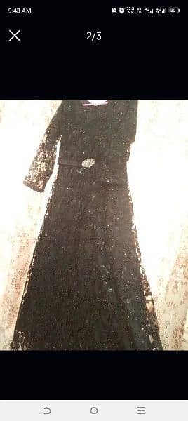 maxi in pure black colour. . . large size. . . 47 inches 1