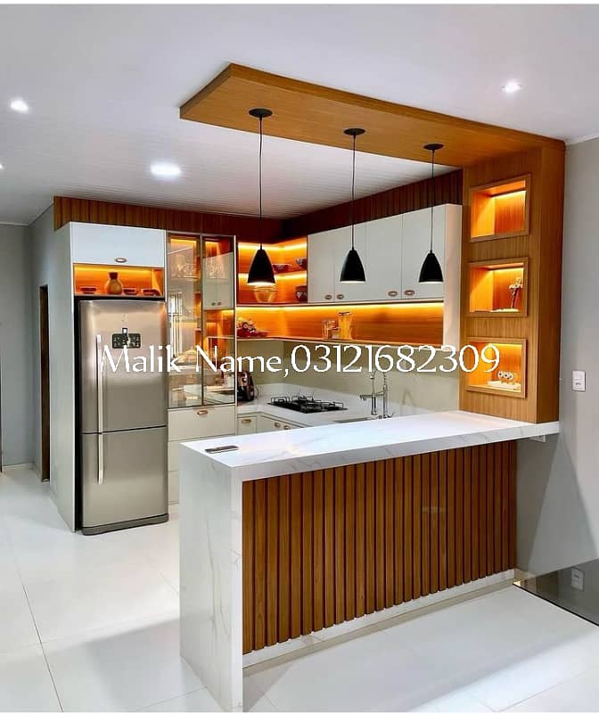 media wall,wood work,cabinets,Wardrobes,Carpenter work,wooden doors 4