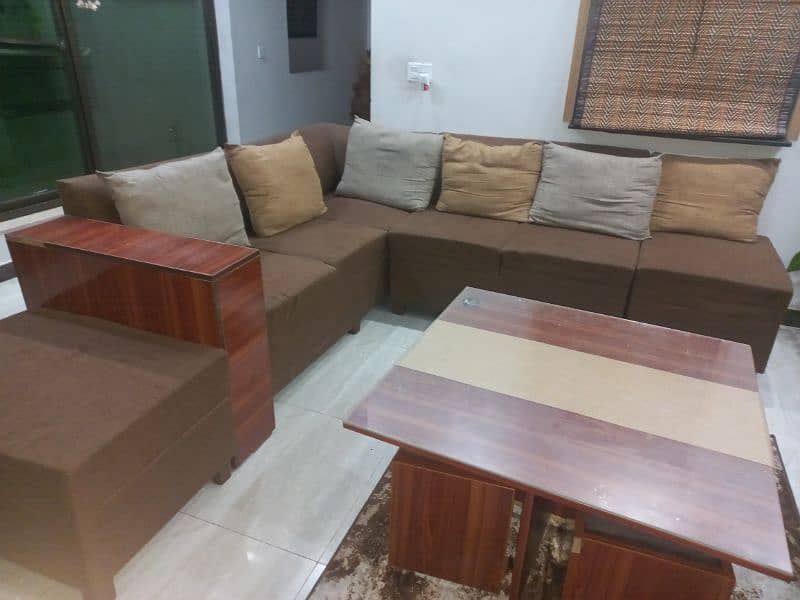 l shape 7 seater sofa for urgent sale 1