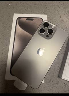 Iphone 15 pro max natural titanium 256gb