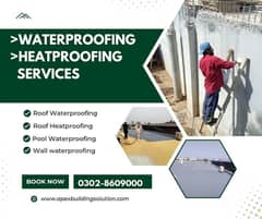 Waterproofing Service in lahore,Heat Proofing Service,Water leakage 0