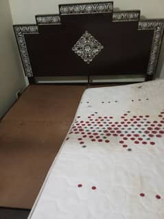 Used double bed with matris 0