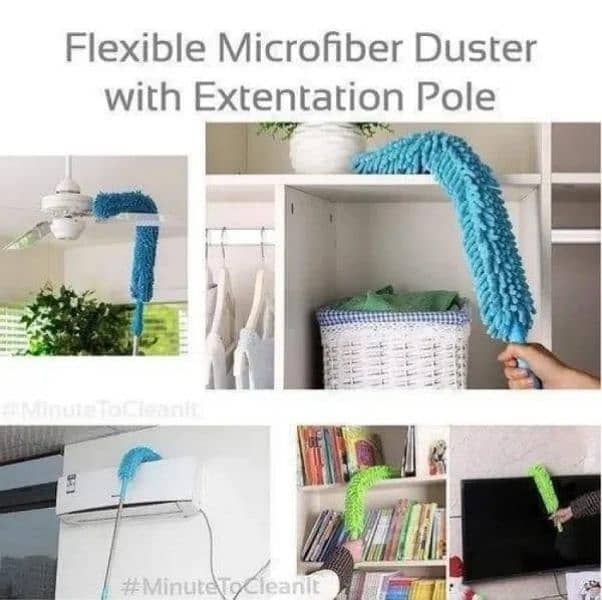 Material: Plastic
• Duster For Cleaning
Innovative 360 Degree 1